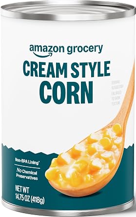 Amazon Grocery, Canned Cream Style Corn, 14.75 Oz