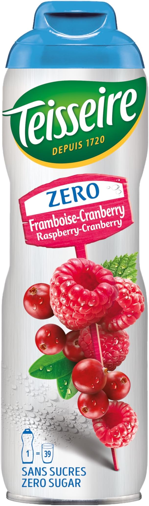Zero Cordial Raspberry & Cranberry 600ml