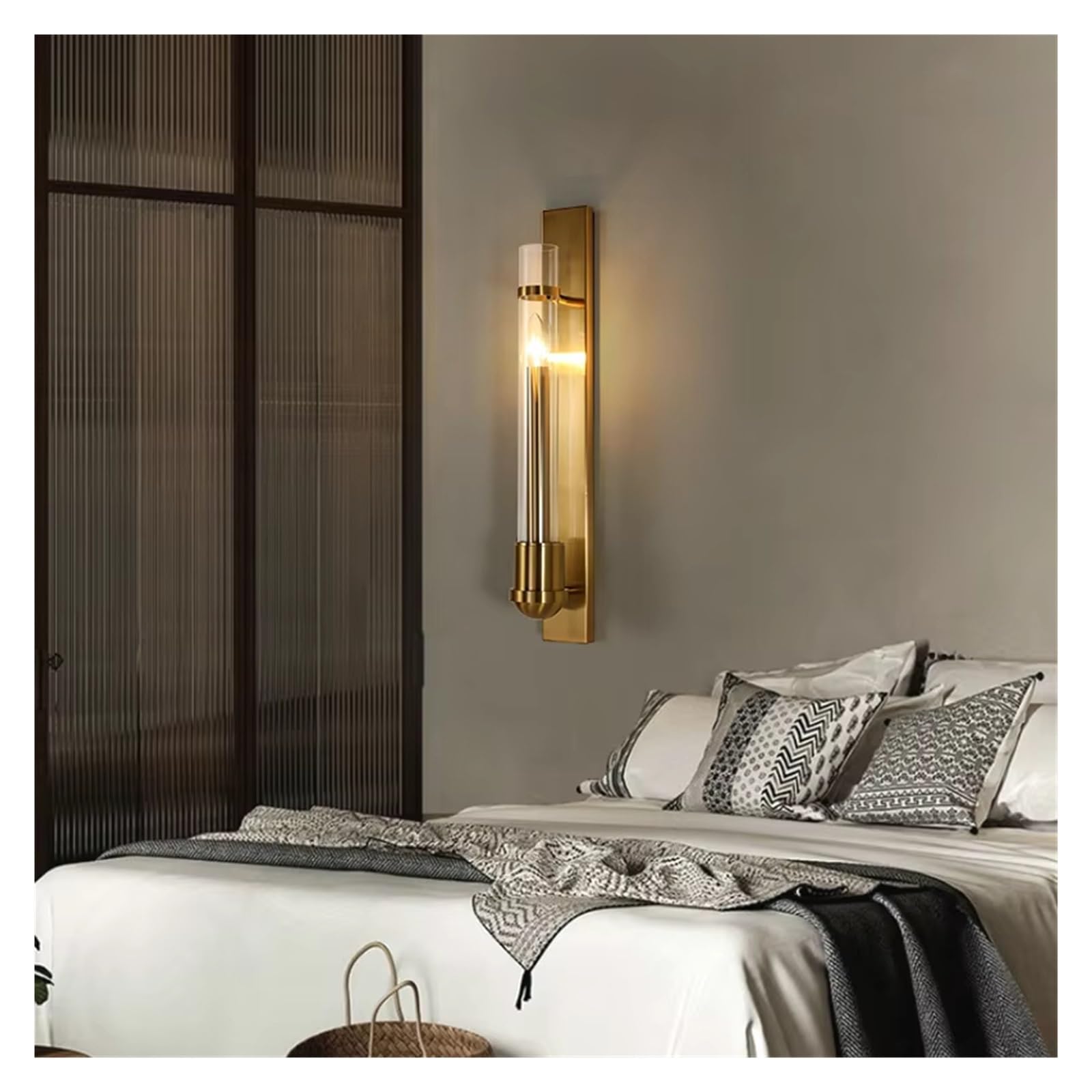 IvyLoutish Wall Lamp Indoor Golden Atmosphere Living Room TV Background Bedside Parlor Aisle,Modern