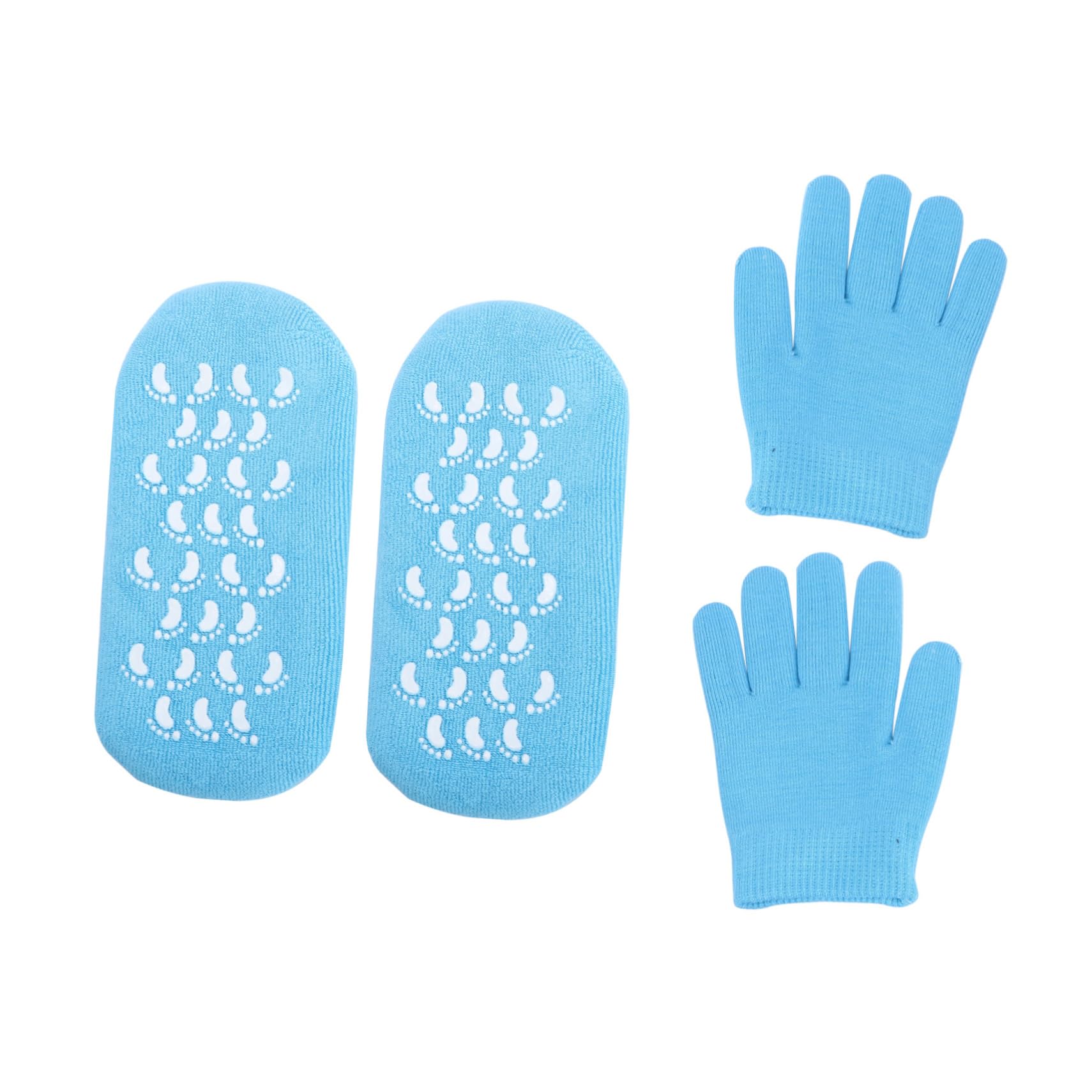 Guantes De Gel y Calcetines De Spa Con Aceite Mineral Para Hidratar y Suavizar La