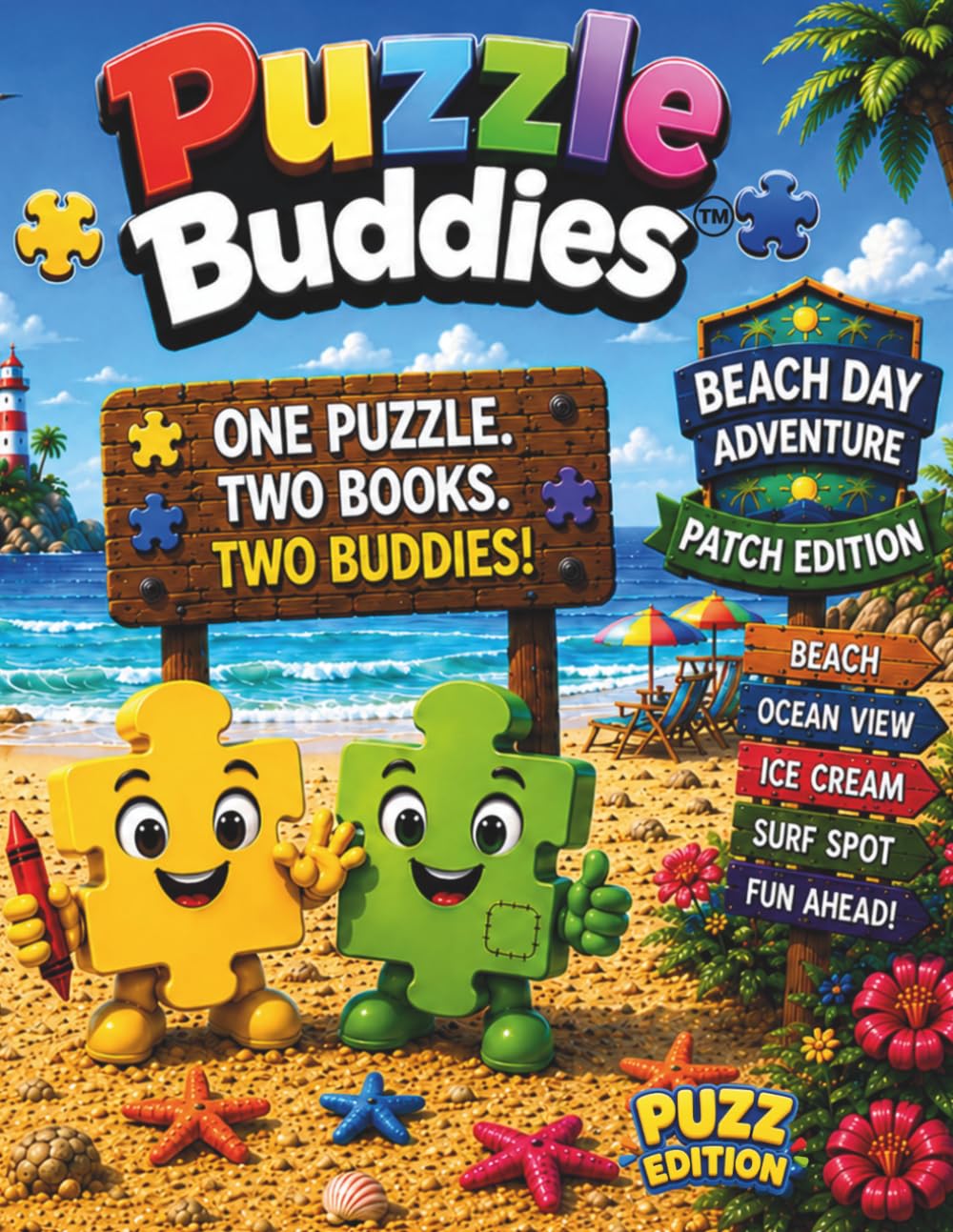 Puzzle Buddies Beach Day Adventure: Puzz Edition (Puzzle Buddies Adventures)