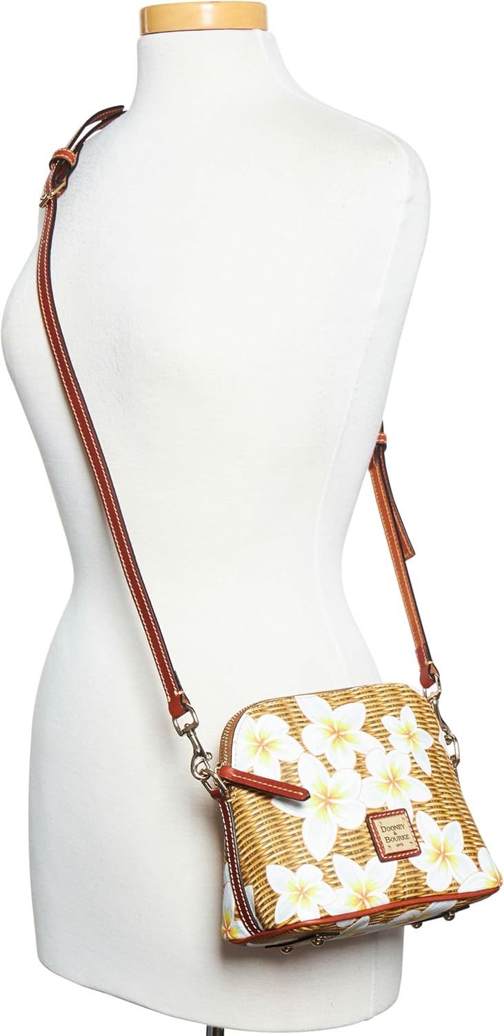 Dooney & Bourke Plumeria Domed Zip Crossbody