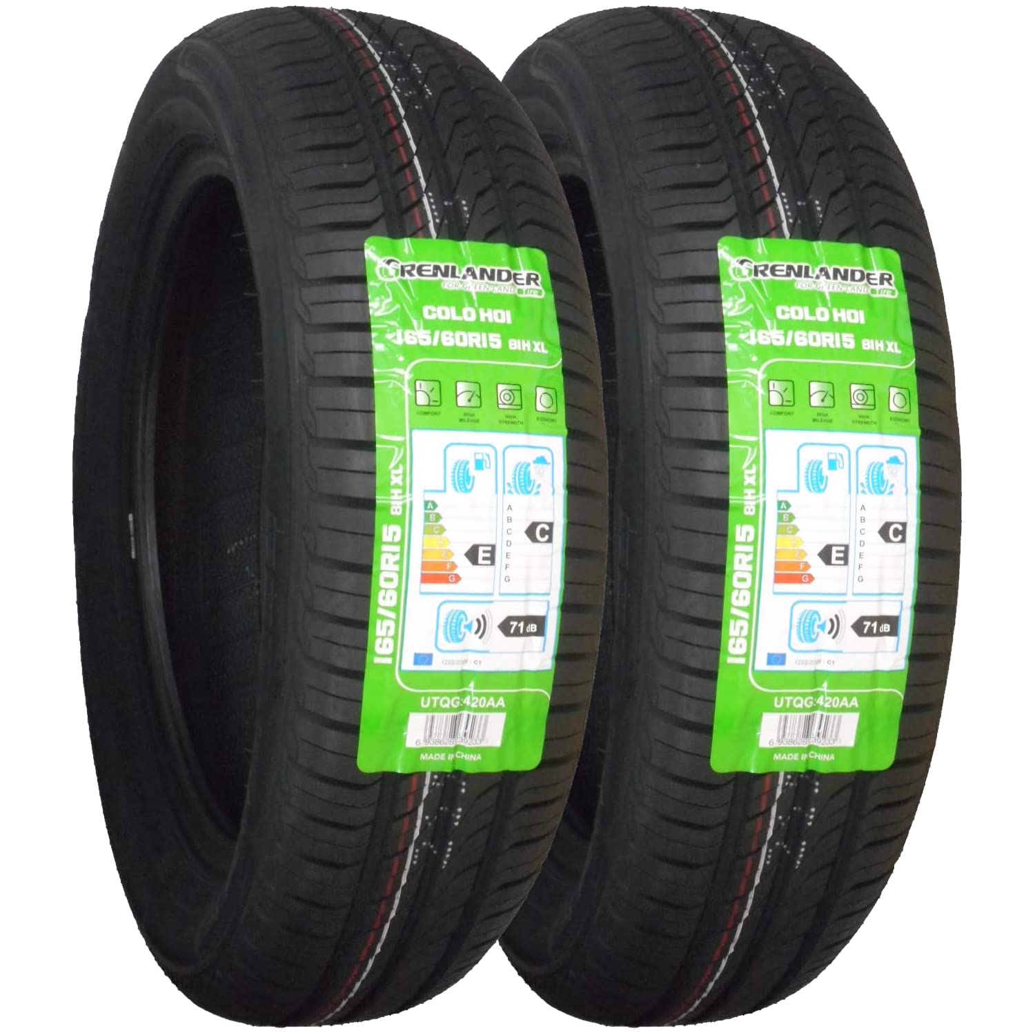 GAENLANDER COLO H01 165/60R15 ラジアルタイヤ ２本 Amazon.co.jp: グリンランダー(GRENLANDER) サマータイヤ COLO H01 165
