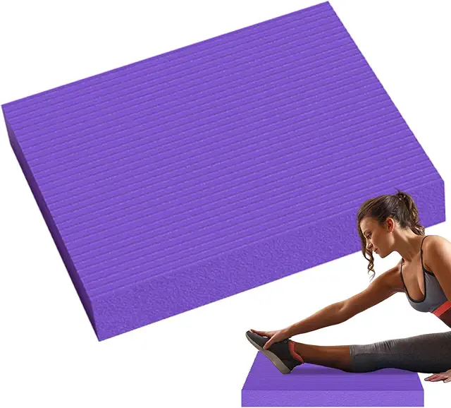 Icke-halkövningsbalansdyna - Breddad knämatta för yoga, kärnstyrka & stabilitetsträning