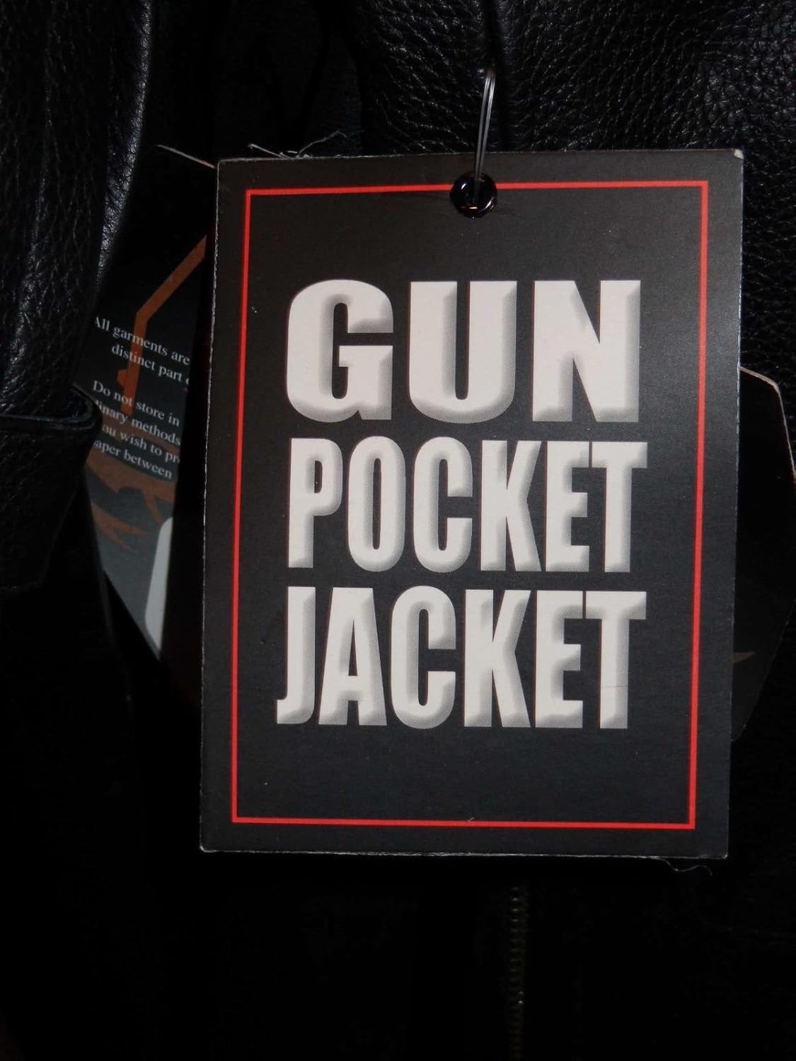 Men's Black Leather Motorcycle Riders Pistol Pete Jacket LKM1760 w/Multi-Utility Pockets - Image 7