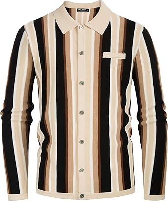 retro stripe polo