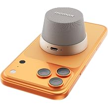 MOMAX Magnetic Portable Wireless Speaker, Enhanced Bass & Clear Sound