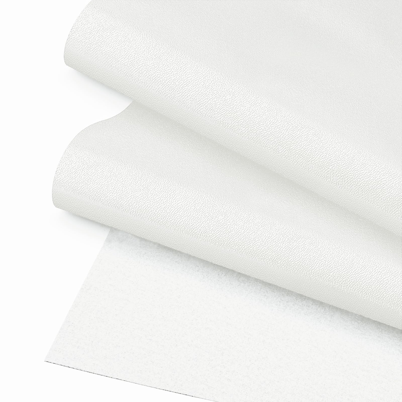 JERLITU Premium Faux Leather Sold by the Metre, 50 x 140 cm, Soft Smooth PU Upholstery Leather Fabric, Waterproof Imitation Leather Material for Furniture Decoration, Upholstery, Car Seats, Clothing