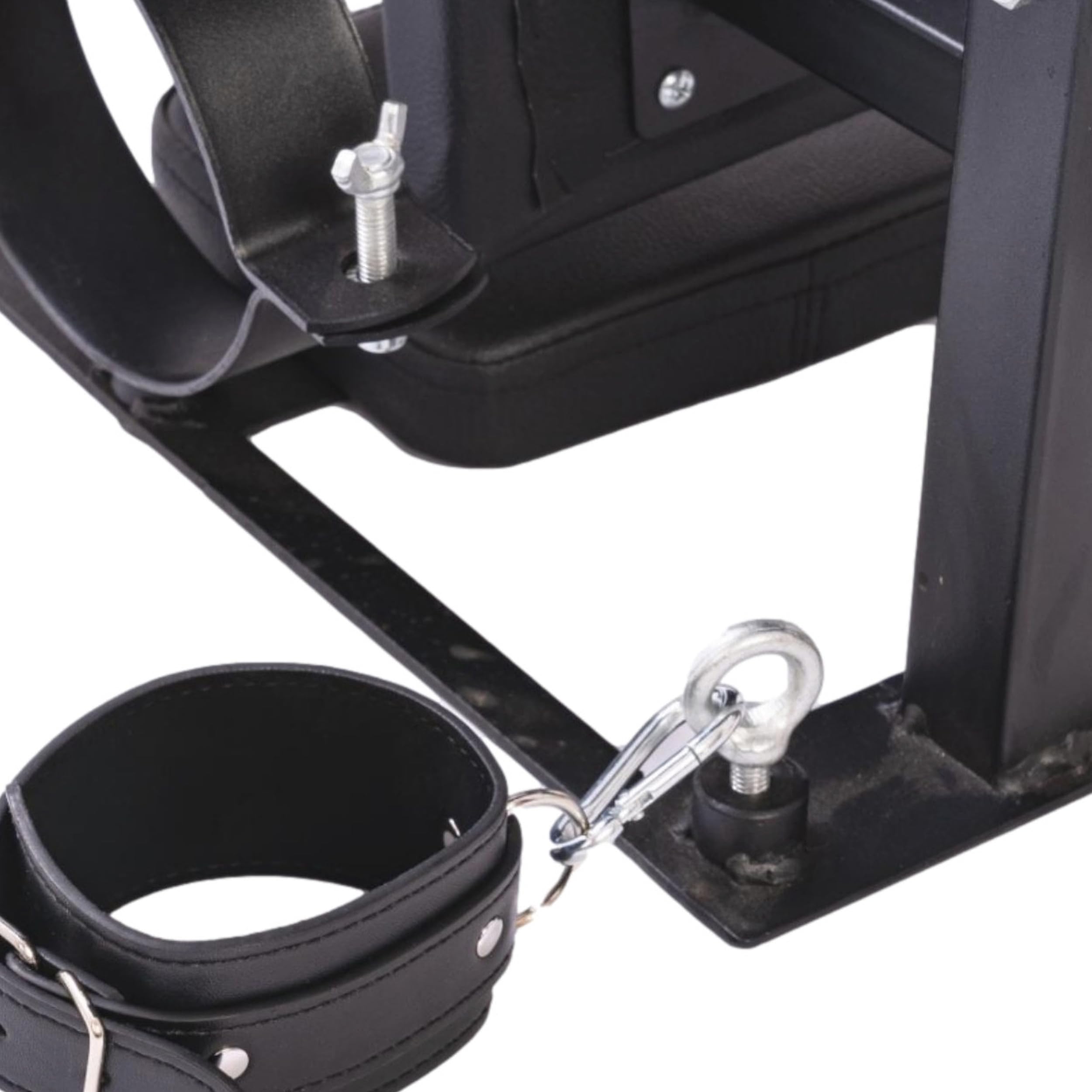 Chaise BDSM Bondage – Siège SM, Facesitting & Chaise Esclave | Meuble SM & Chaise Sexe – Meuble Érotique, BDSM Bondage Chair pour Dom Sub, Esclave & Maîtresse – Jeu de Rôle & Spanking