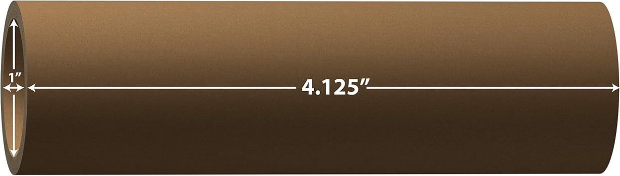 Label Cores 1" Inner Diameter. Rigid Cardboard. Variety of Widths Available. 1" Inner Diameter X 4.125" Width