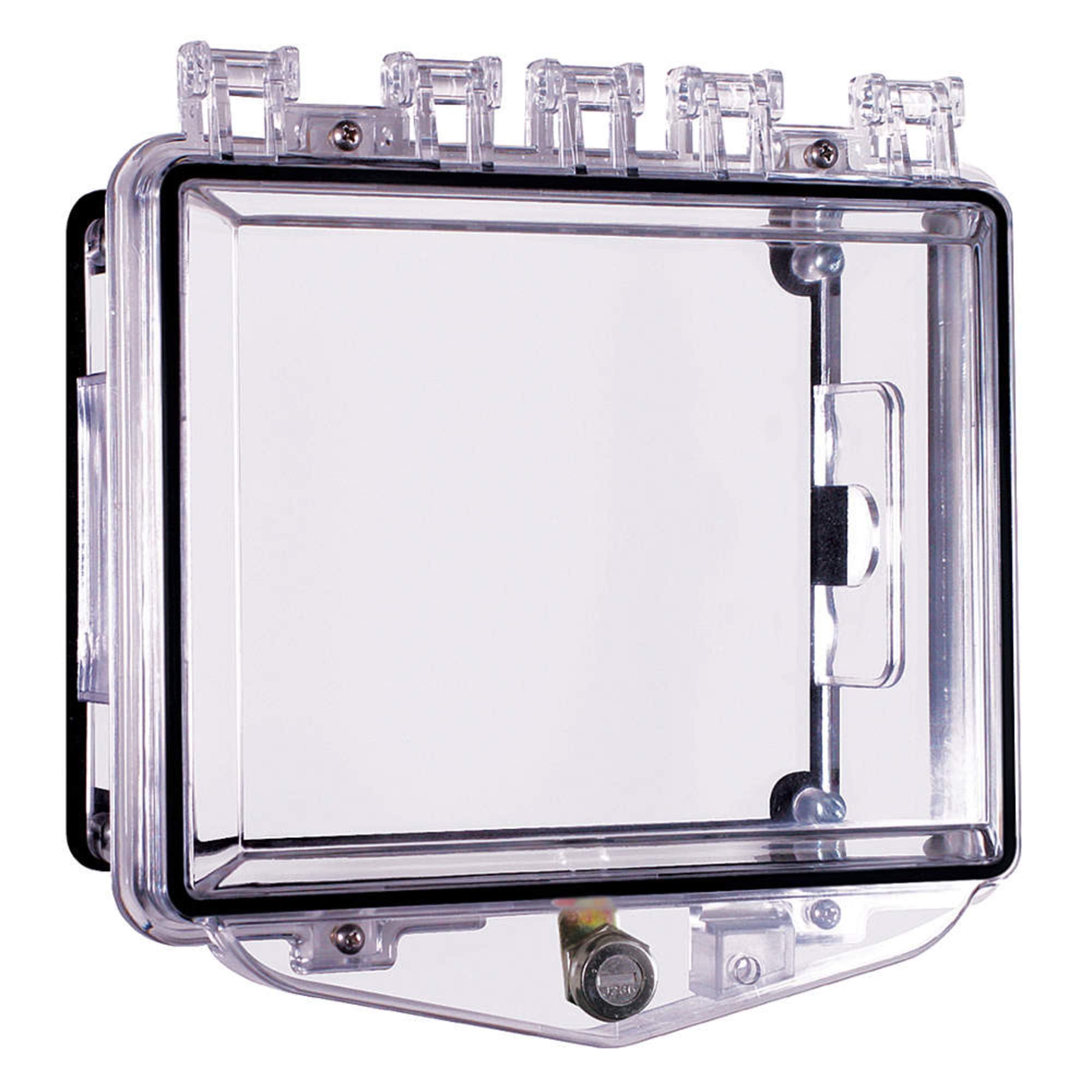 STI, Clear Polycarbonate Open Conduit Back Box Surface Mount Enclosure with Key Lock-picture-32