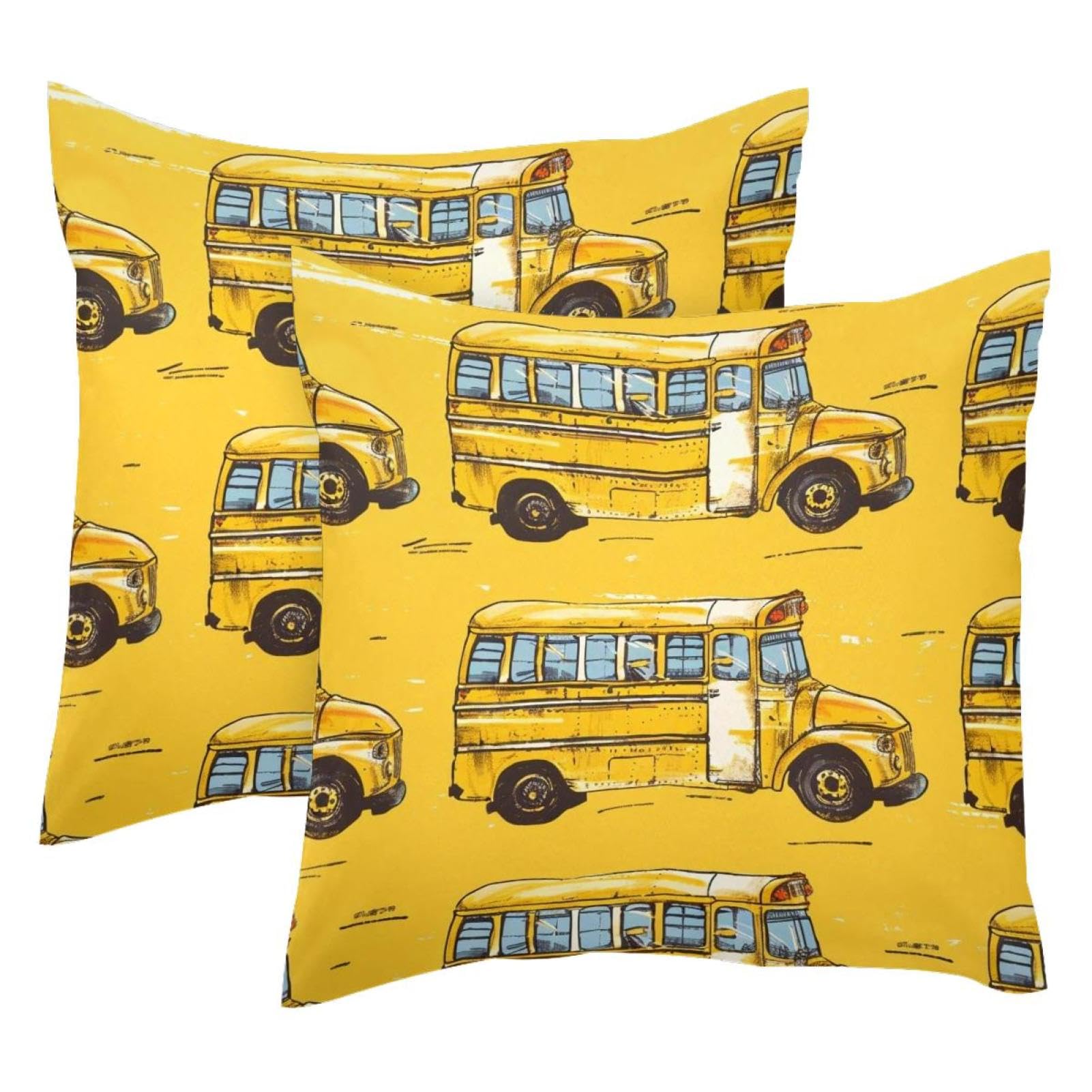 Housse de coussin en velours lavable pour rénover vos vieux coussins fatigués de 50x50 cm