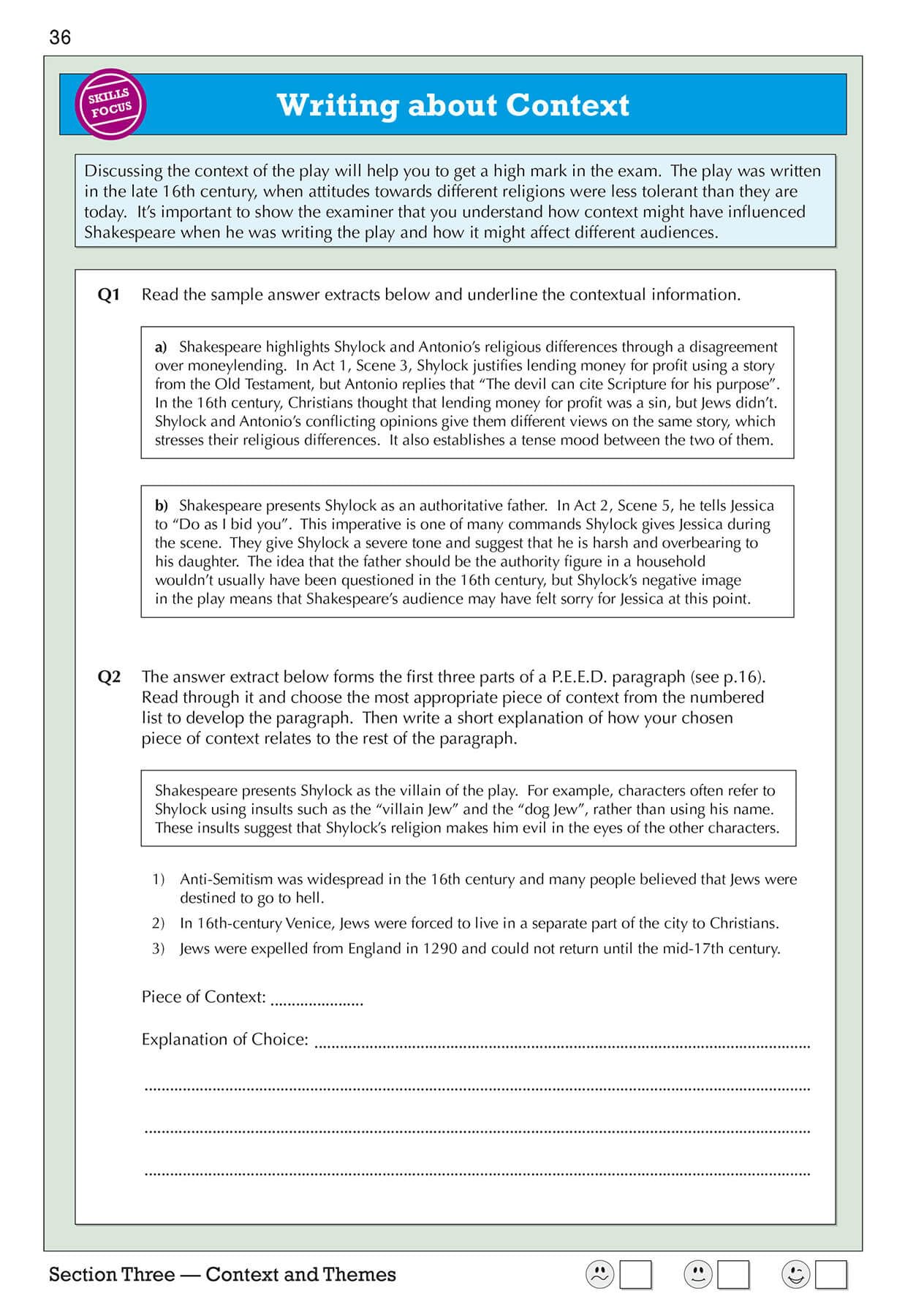 New Grade 9-1 GCSE English Shakespeare - The Merchant of Venice Workbook (includes Answers) (CGP GCSE English 9-1 Revision) - Image 11