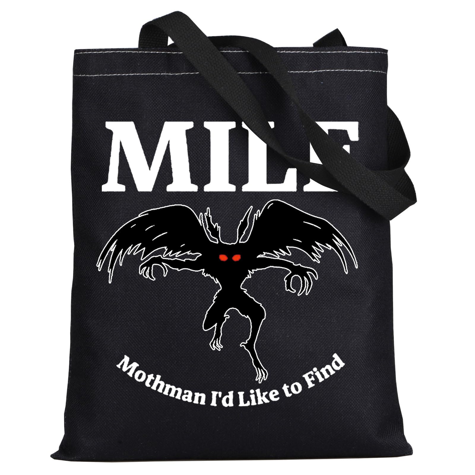 WZMPA Mothman Tote Bag Mothman Lover Gift Mothman I'd Like To Find Reusable Grocery Bag Mothman Merchandise
