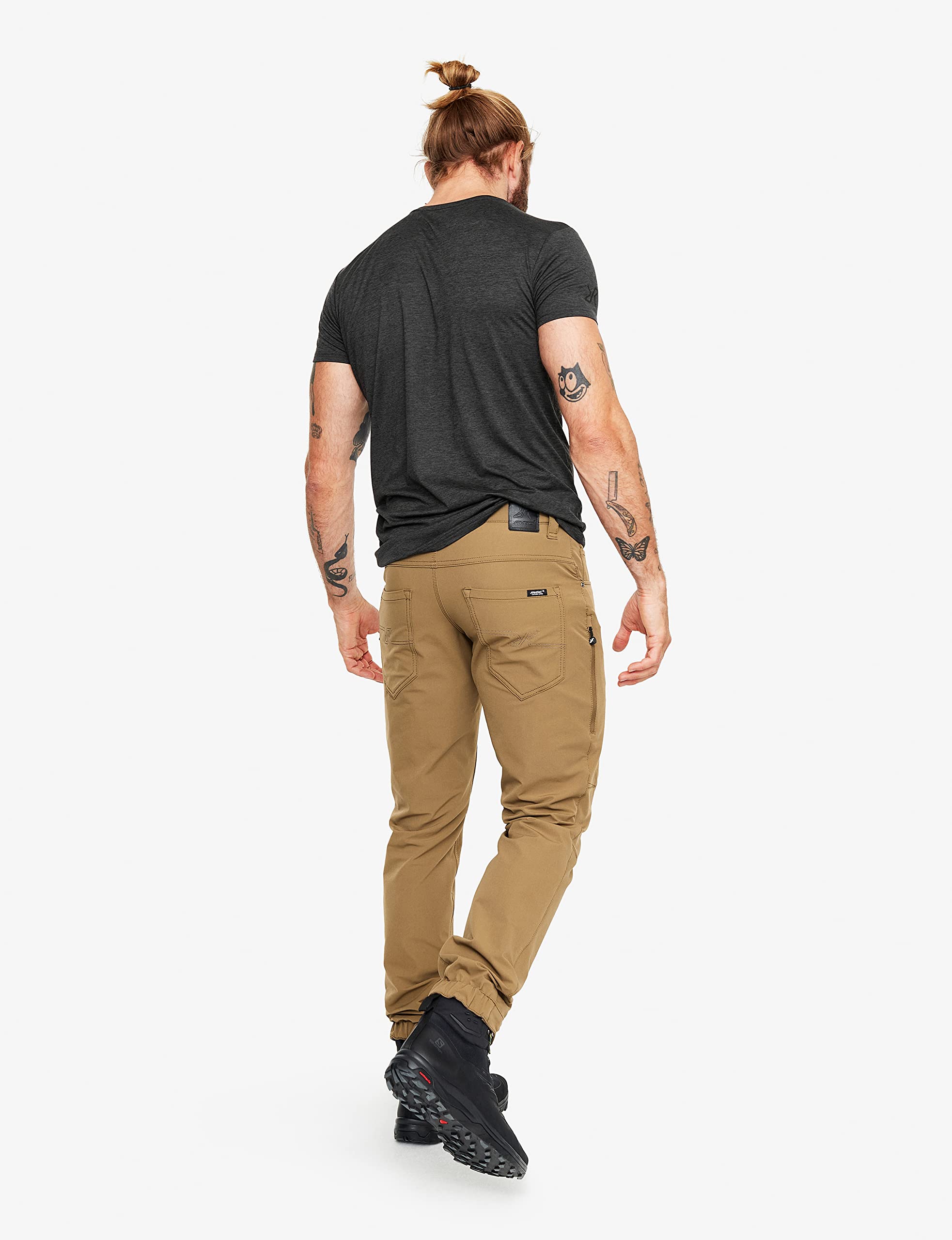 RevolutionRace Explorer Outdoor Jeans da Uomo, Pantaloni Outdoor per l'uso Quotidiano e Tutte Le attività all'aperto