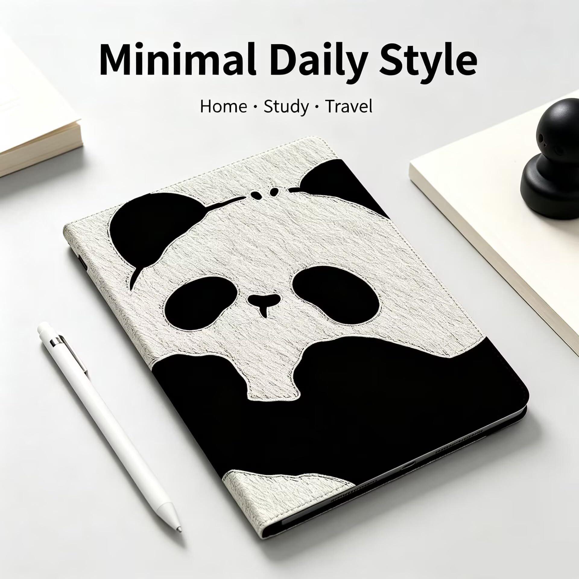 Urocze etui ochronne z motywem pandy do tabletu