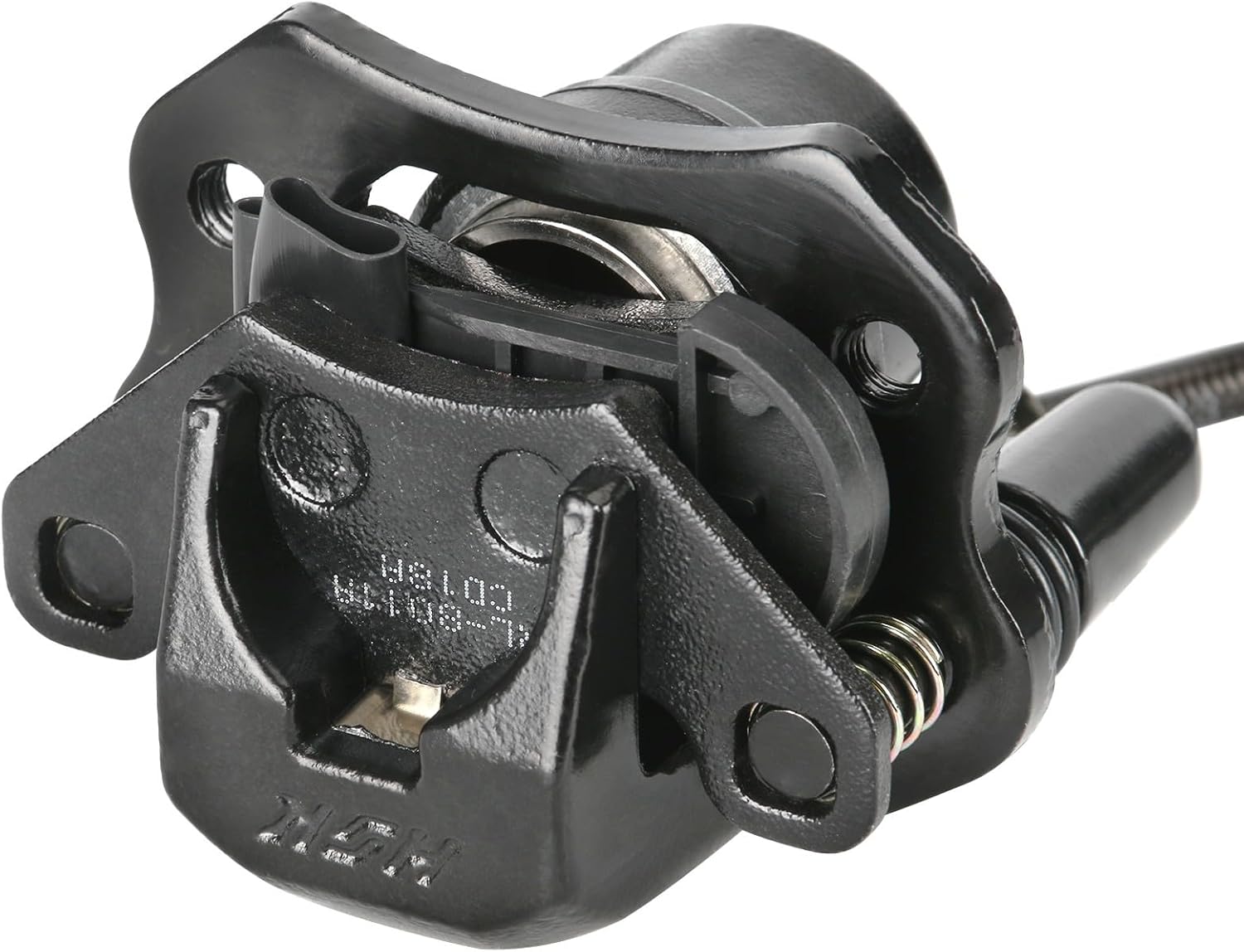 3 Stud Front Wheel Rim Hub & Steering Spindle Knuckle & Brake Disc Rotor & Hydraulic Brake Caliper Master Cylinder for DIY ATV Quad Buggy Go Kart Golf Cart 50cc 70cc 90cc 110cc 125cc 150cc