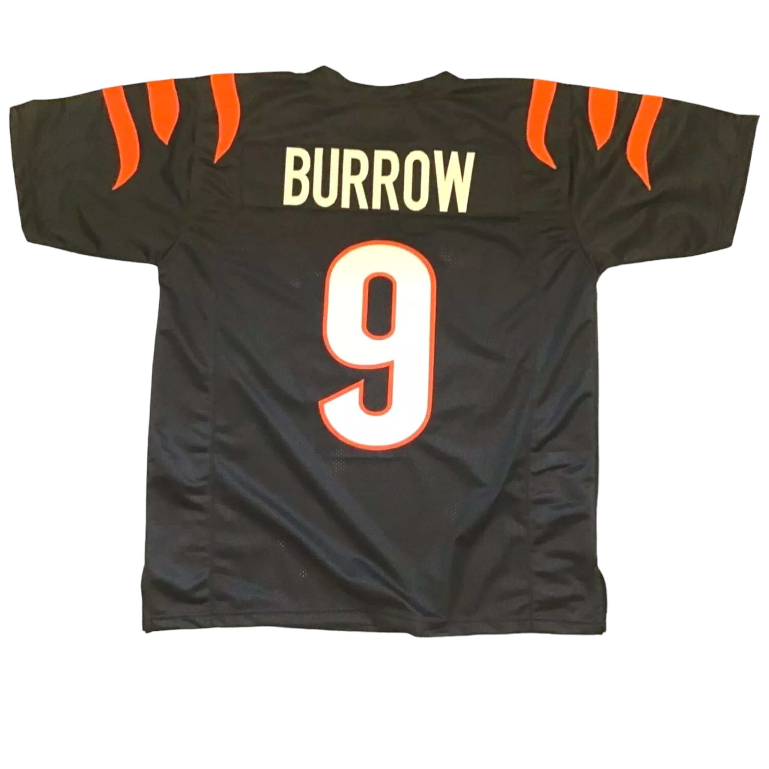 Joe Burrow Blaack Jersey Stitched Custom Football New No Brand/Logos Adult Sizes (US, Alpha, XX-Large, Regular, Regular, Black)