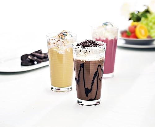 Miniatura 5 de Fortessa Basics Arcade Everyday - Juego de 12 cristalería para cocina y bar, ideal para bebidas mixtascócteles, agua, jugo, té helado, refrescos,