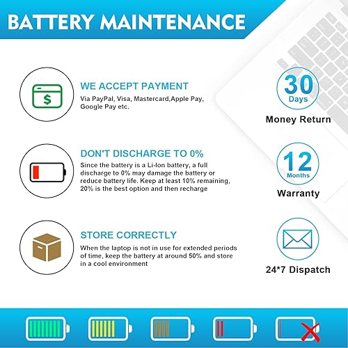 Miniatura 44 de Fancy Buying Batería para portátil compatible con Asus X501A X301 X301A X301U X401 X401A X401U X501 X501U A31-X401 A32-X401 A41-X401 A42-X401
