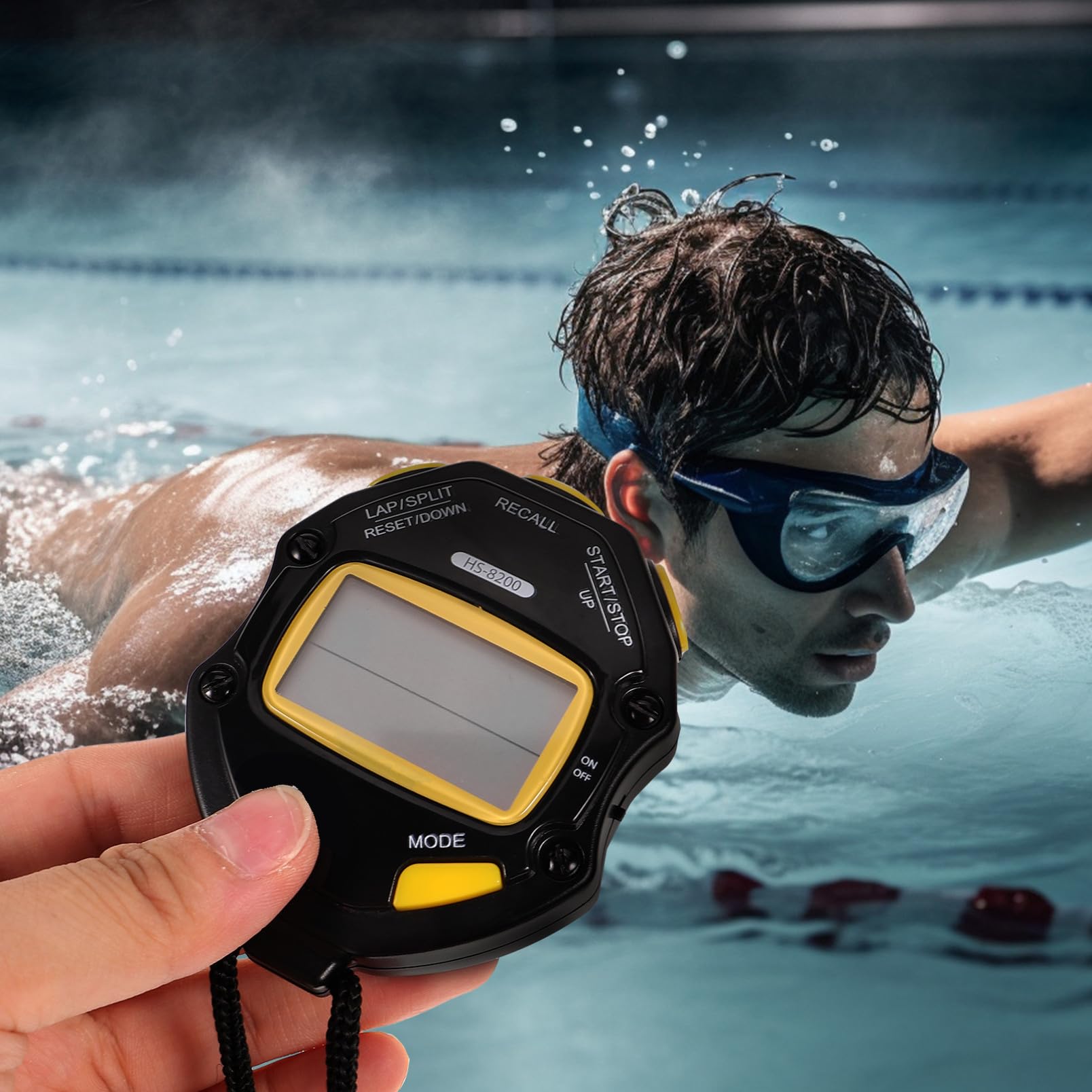 BESPORTBLE 5St wasserdichte Miniaturuhr betrieben Stoppuhren Lichttimer Intervall-Timer sportspiele Sport Spiele Zeitmesser für Radfahren Stoppuhr für Sport Lauftimer für den Außenbereich Abs