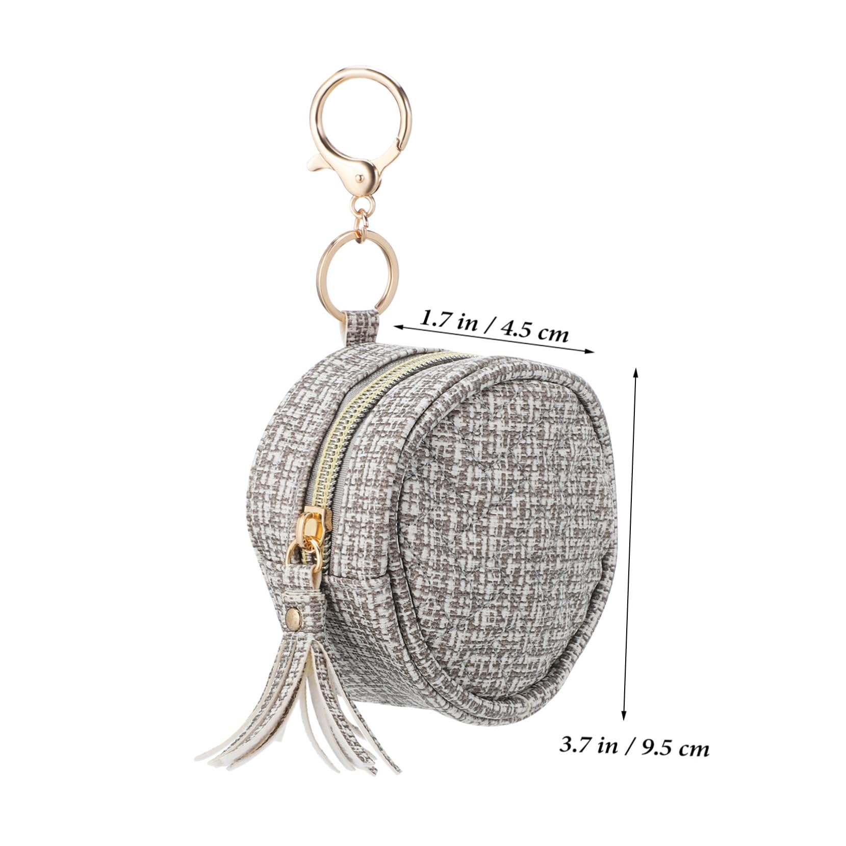 BESTYASH Pacifier Holder Case Portable Pouch Diaper Bag Accessory Grey Pouch Stylish Pu Leather