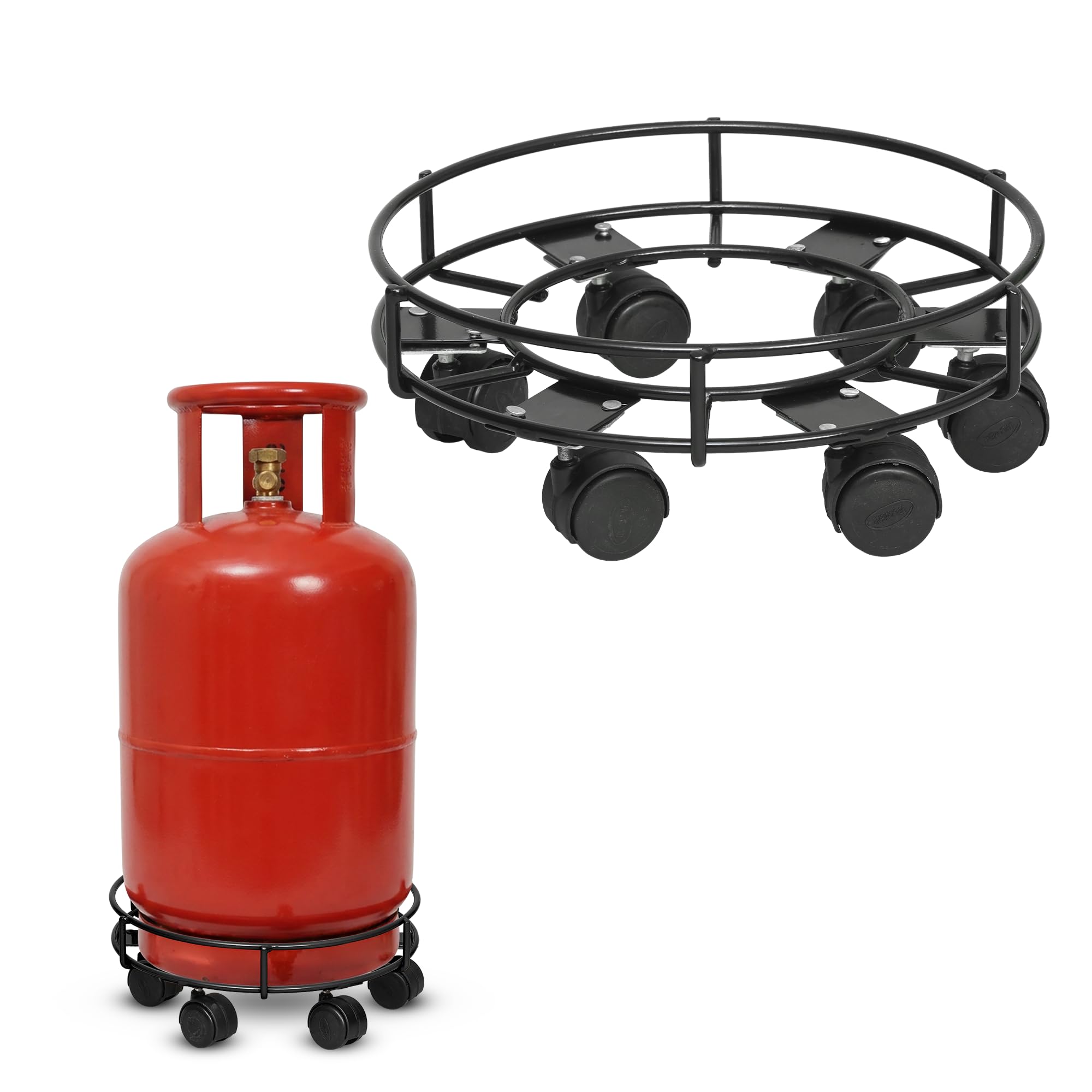 Bonkaso 6-Wheel LPG Trolley - Heavy Duty & FREE SHIPPING -1