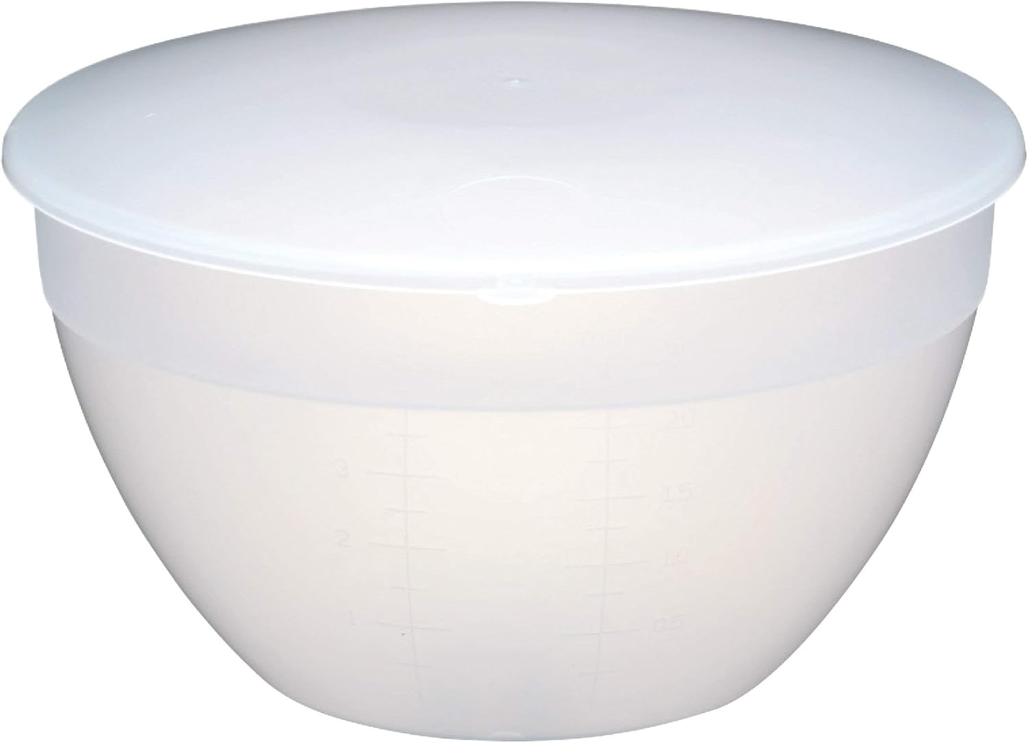 KitchenCraft ExtraLarge Plastic Pudding Basin with Lid, 2.3 Litres (4