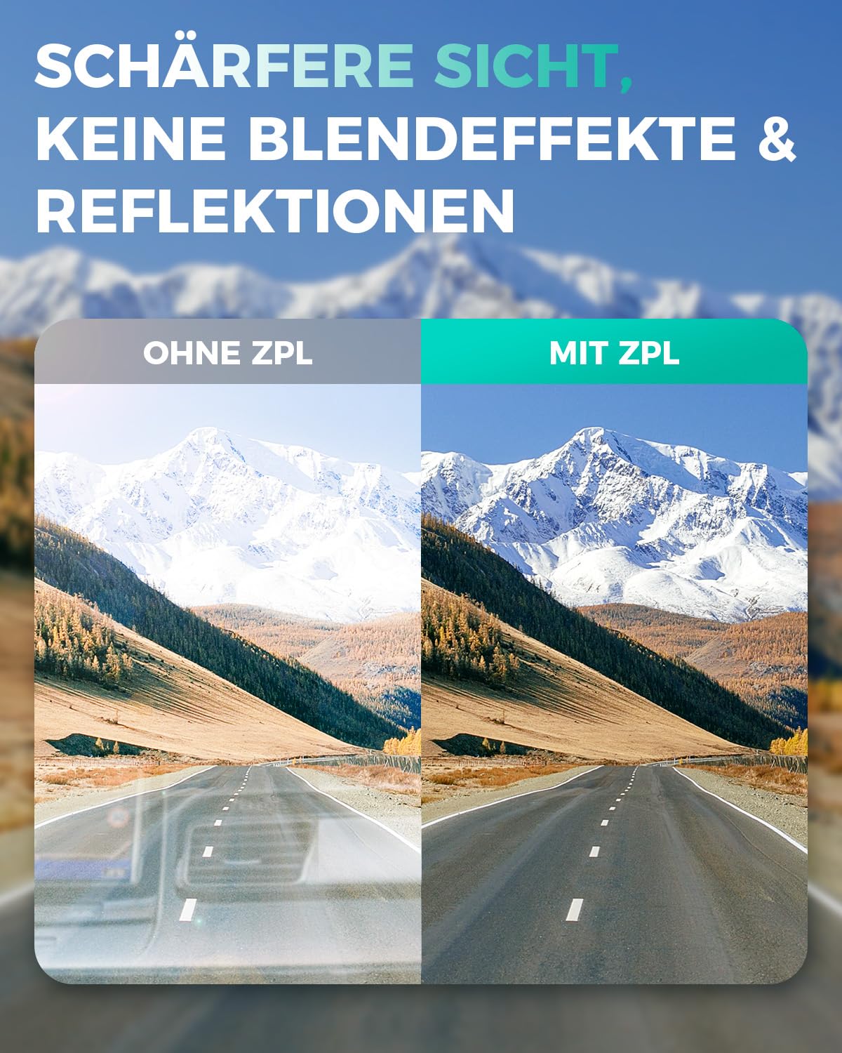 BOTSLAB Filtro polarizzazione circolare (CPL) per fotocamera anteriore Dual Dashcam G980H/G980H Pro, non per Dashcam G980H a 4 canali o 3 canali