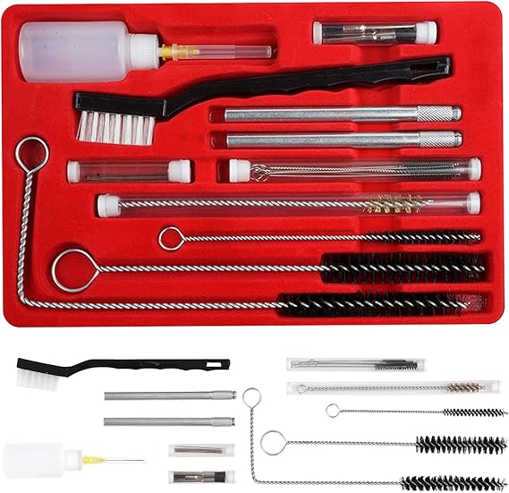 CANOPUS Professional Spray Gun Cleaning Kit with Case 23 Piece Complete