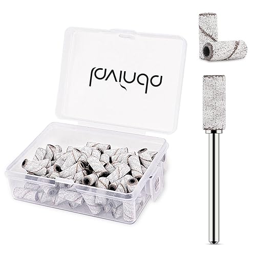 Miniatura 16 de Lavinda Bandas de Lijado para Brocas de Taladro de Uñas 300 Piezas Granos Lima Eléctrica Lijadoras de Uñas Juego de Brocas de Taladro Profesional