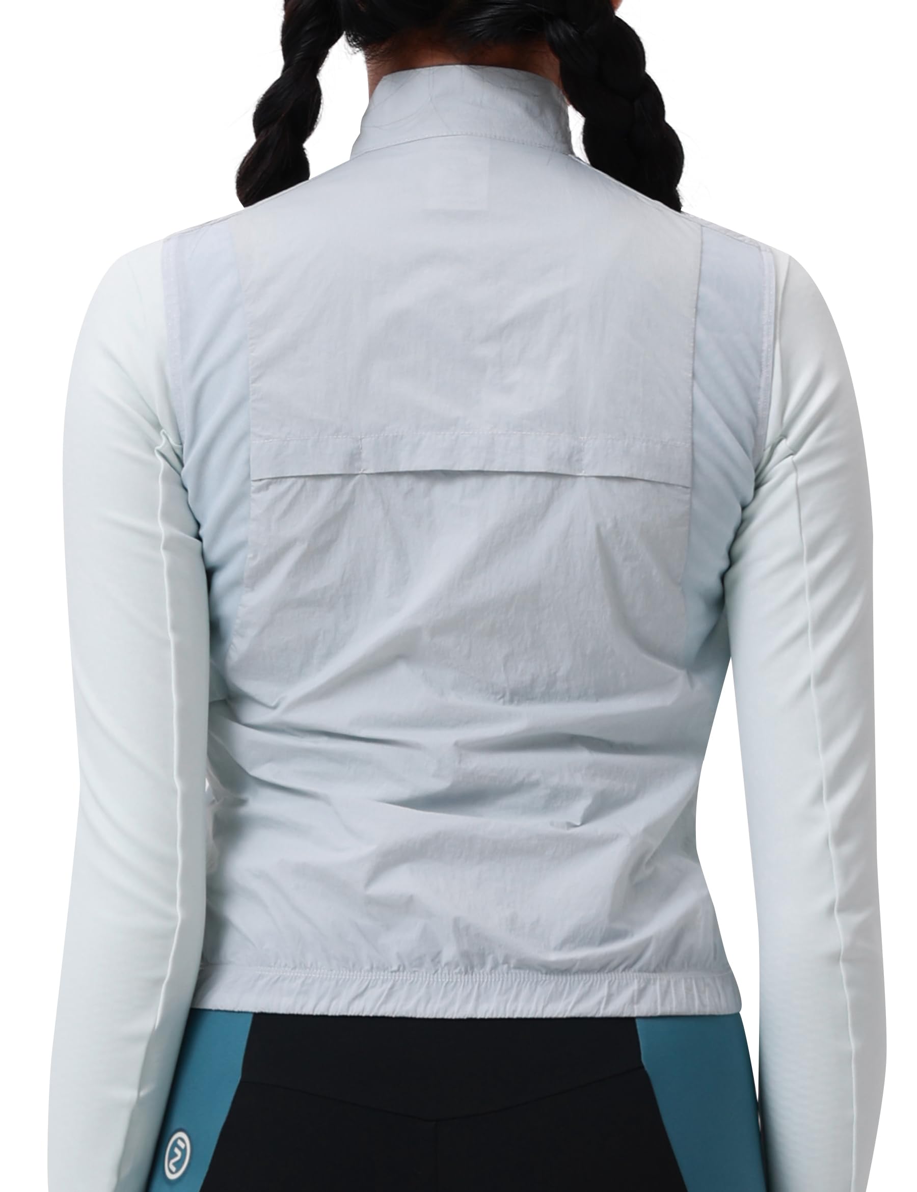 INBIKE Gilet Coup-vent Femme Protection Uv SPF50+ Léger Pour Vélo Course à Pied Trekking Randonnée Vie Quotidienne HY464