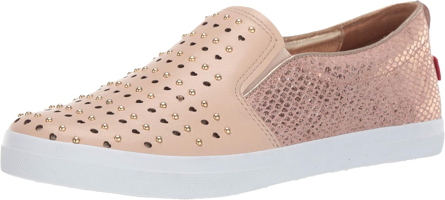 Marc Joseph New York Women's Leather Made in Brazil Soho Sneaker, Blush Nappa, 10.5 M US