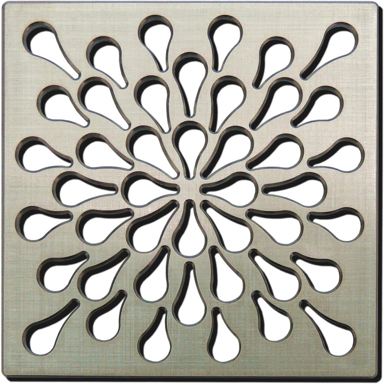 Ebbe E4805-BN 4" Unique Grate, Splash, Brushed Nickel