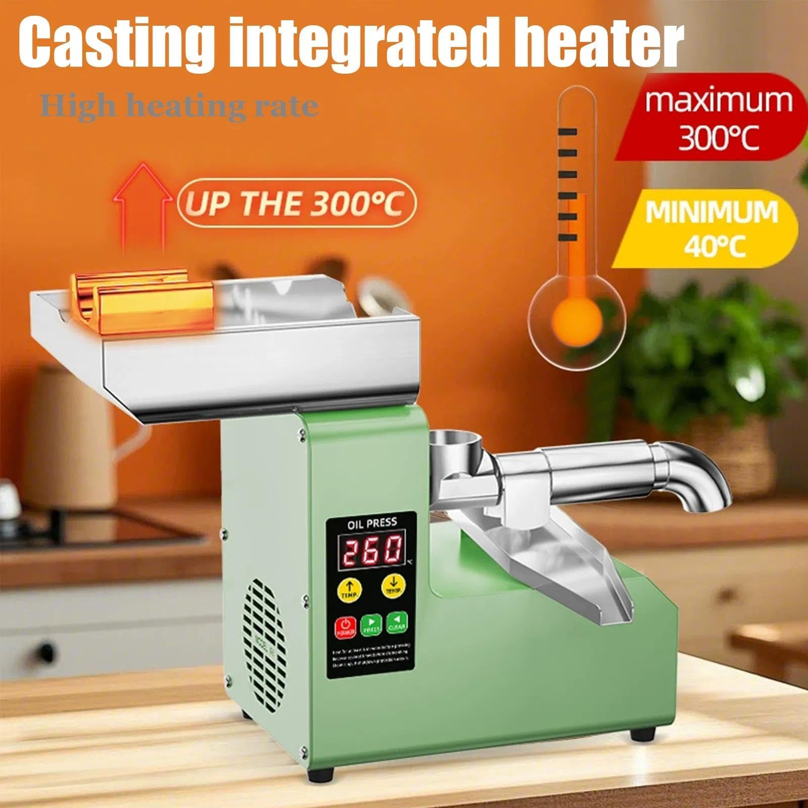 Máquina De Prensa De Aceite Extractor De Aceite Frío Y Caliente Inteligente Fabricante Compacto De Acero Inoxidable Sistema De Extracción Eficiente Para Uso Doméstico Extracción De Semillas