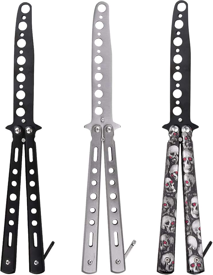 plastic butterfly knife