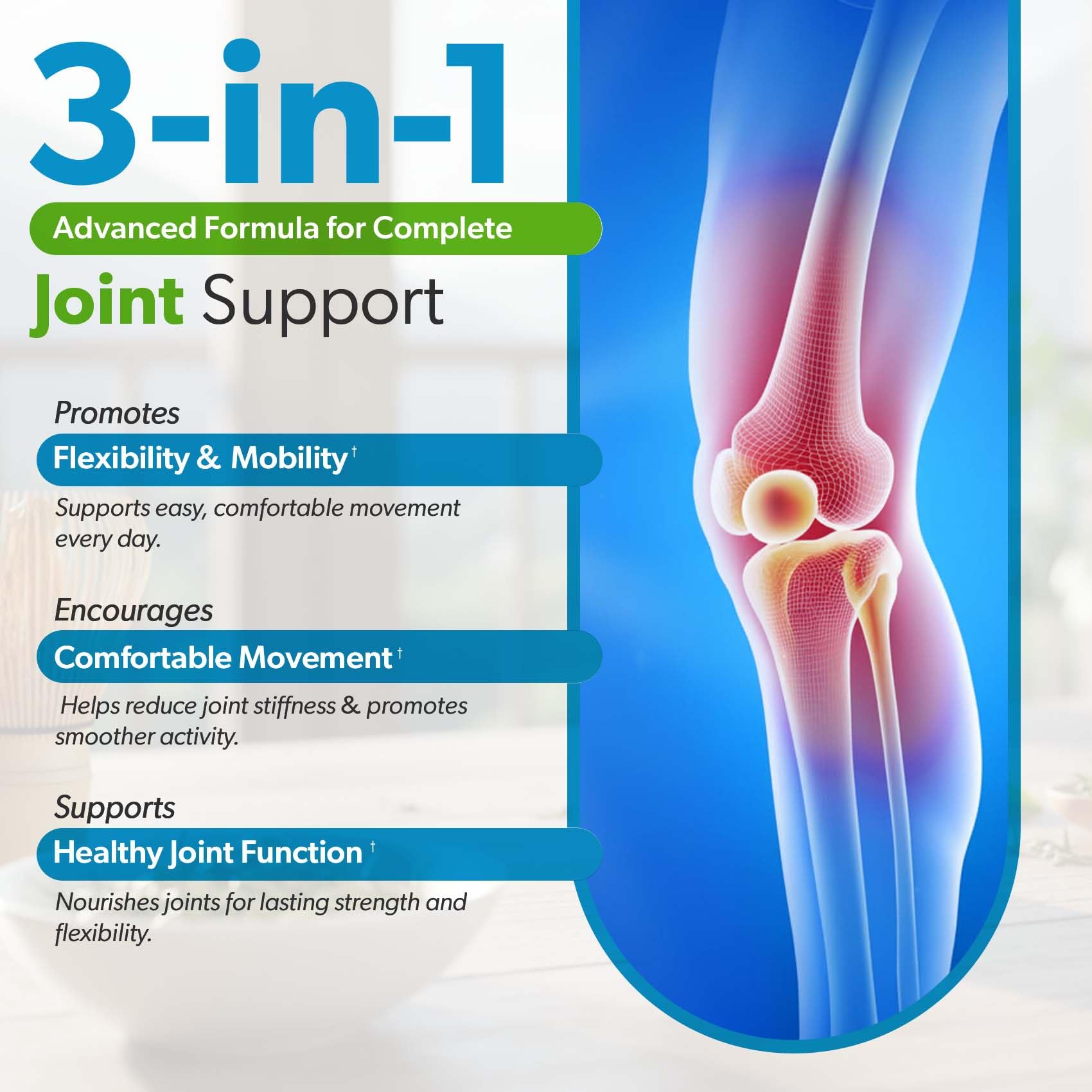 Glucosamine Sulfate KCL with Chondroitin & MSM - Joint Supplements for Women and Men - Glucosamine Chondroitin MSM Supplement - Supports Joint Health, Flexibility & Mobility – Made in USA,100 Capsules