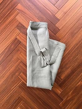 茶道稽古着　二部式　リネン混合　ライトグレー 茶道稽古着 二部式 リネン混合 ライトグレー