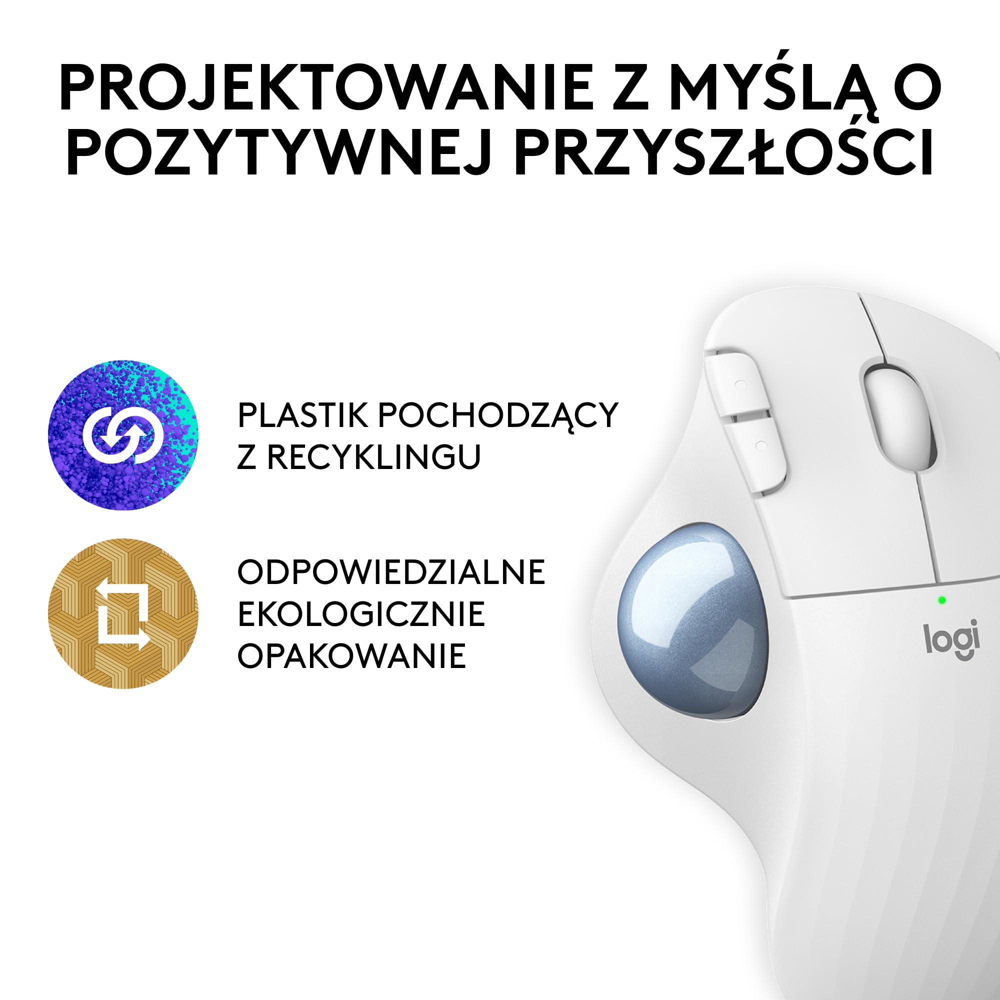 Logitech ERGO M575 Trackball Bezprzewodowa mysz