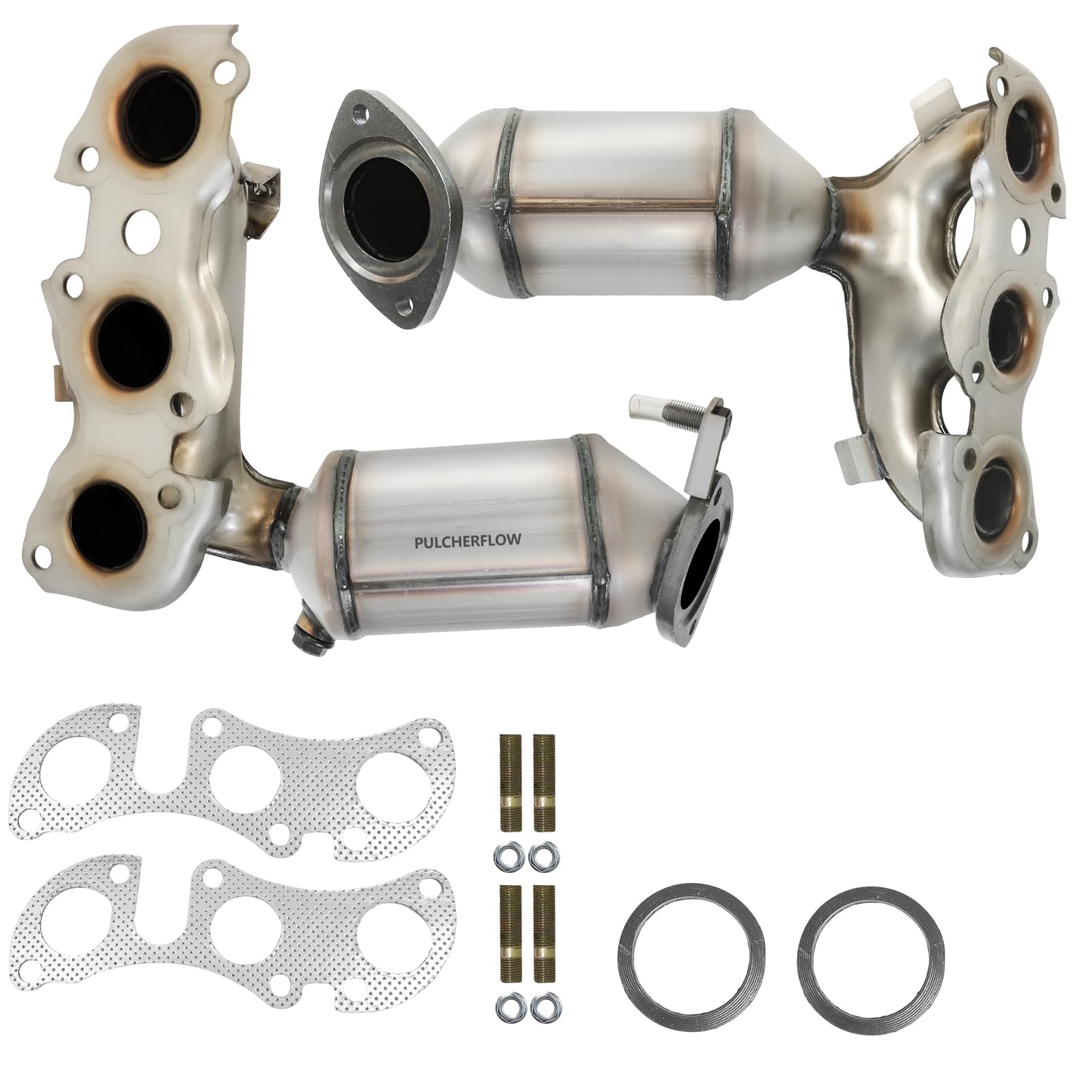 Left & Right Catalytic Converter Compatible with 2002 2003 Lexus ES300, 2002 2004 2005 2006 Toyota Camry 3.0L High Performance (EPA Compliant)