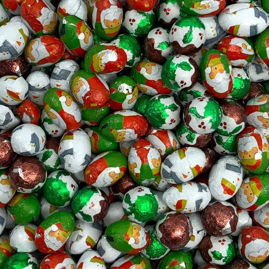 VIMIX Foiled Milk Chocolate Snowman, Santas, Puddings & Sprouts MIXED - View #7