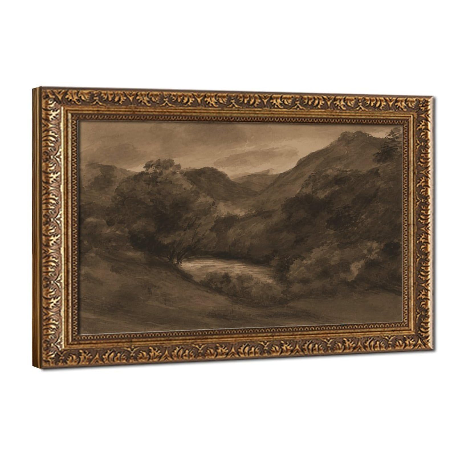 AYINUER Misty Valley Serenity（1） Canvas Poster for Home Decor Gift