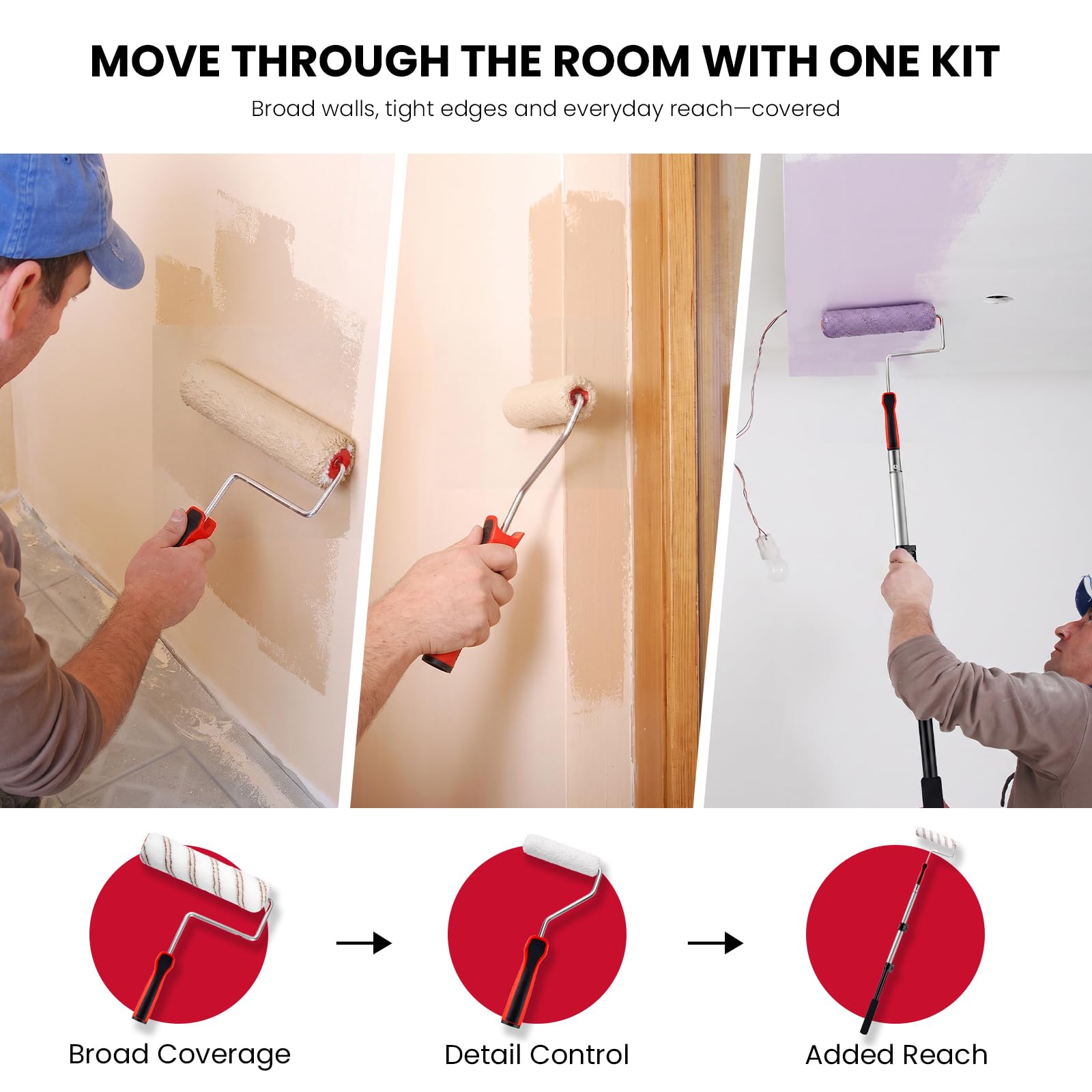 Mister Rui Paint Roller Kit - 22 Piece -6