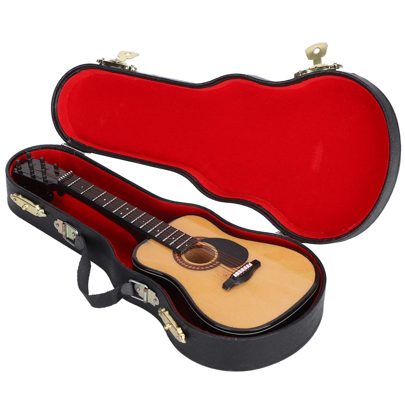Modelo de Guitarra en Miniatura de 20 cm, para Amantes de la música para Decoración de Modelos Decoración de Oficina en Casa