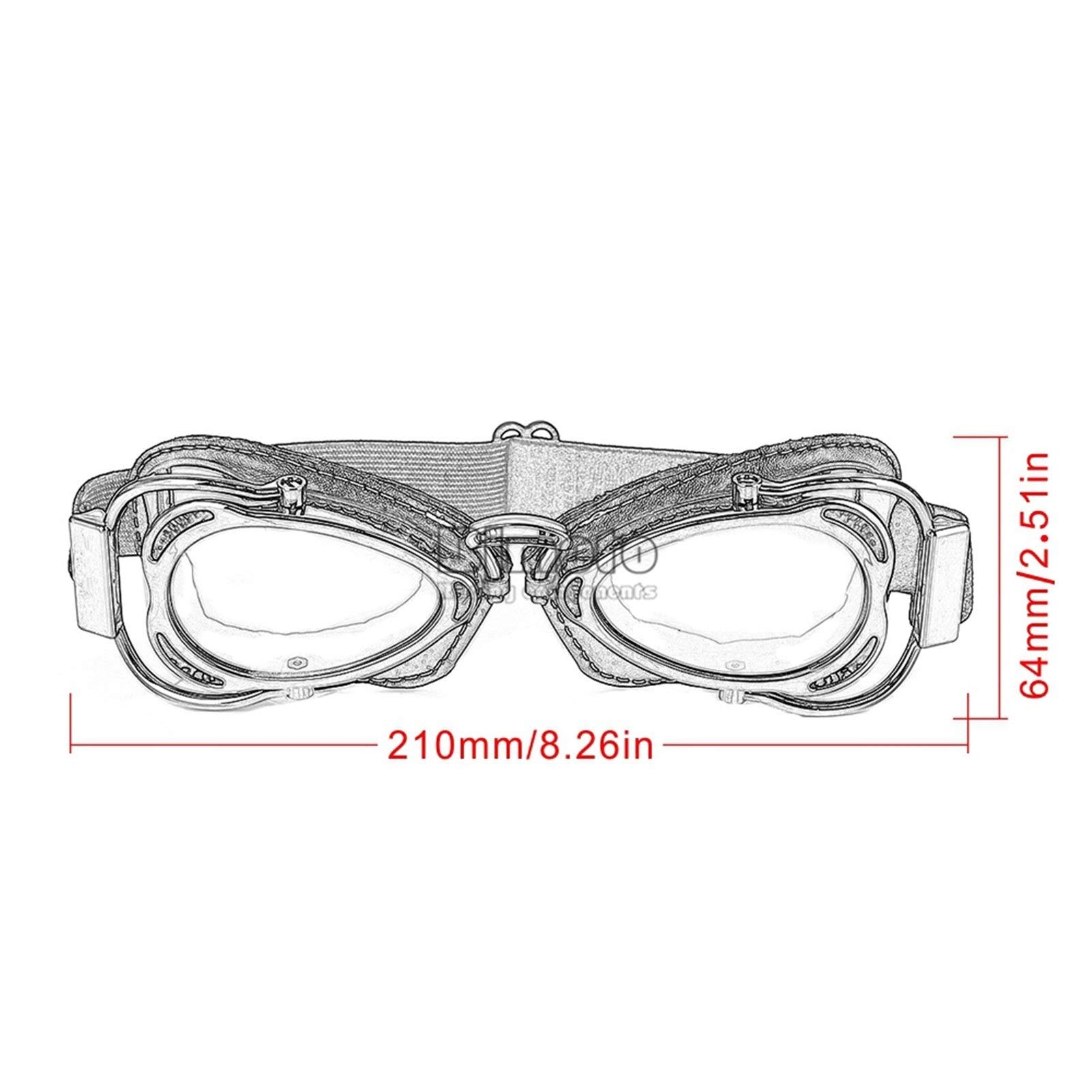 MTB Biker Goggles Goggle Goggle Sunglasses Scooter Moto Aviateur Occhiali Vintage Goggle Motocross Occhiali Moto 722