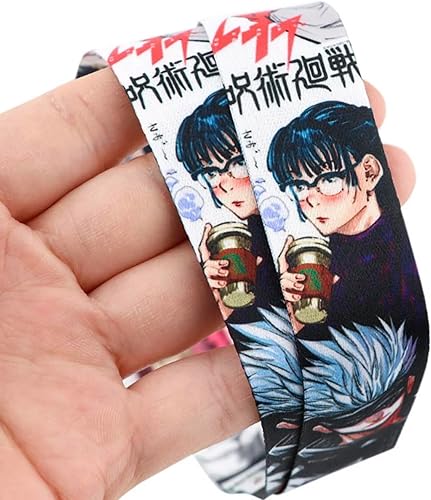 Miniatura 6 de Pinstant Satoru Gojo Jujutsu Kaisen Anime Manga 17.7" Cuello Lanyard Holder ID Badge Teléfono móvil Pin Correa