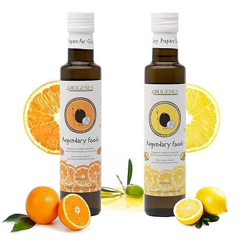 Miniatura 9 de Paquete de 2 aceite de oliva con sabor virgen extra, 1 botella de infusión de limón, 1 botella de AOVE con infusión de naranja, prensado en frío,