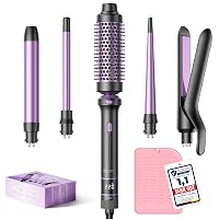 BESTOPE PRO Ferro Arricciacapelli, Set di Ferro Arricciacapelli 5 in 1 con Piastra