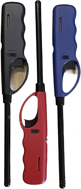 ASPIRE UK OUR PRODUCT TRADE MAKE NO.UK00003529643 Each Order Contain 3 x Large bbq Lighters Refillable Safety Gas Candle Fire BBQ Lighter