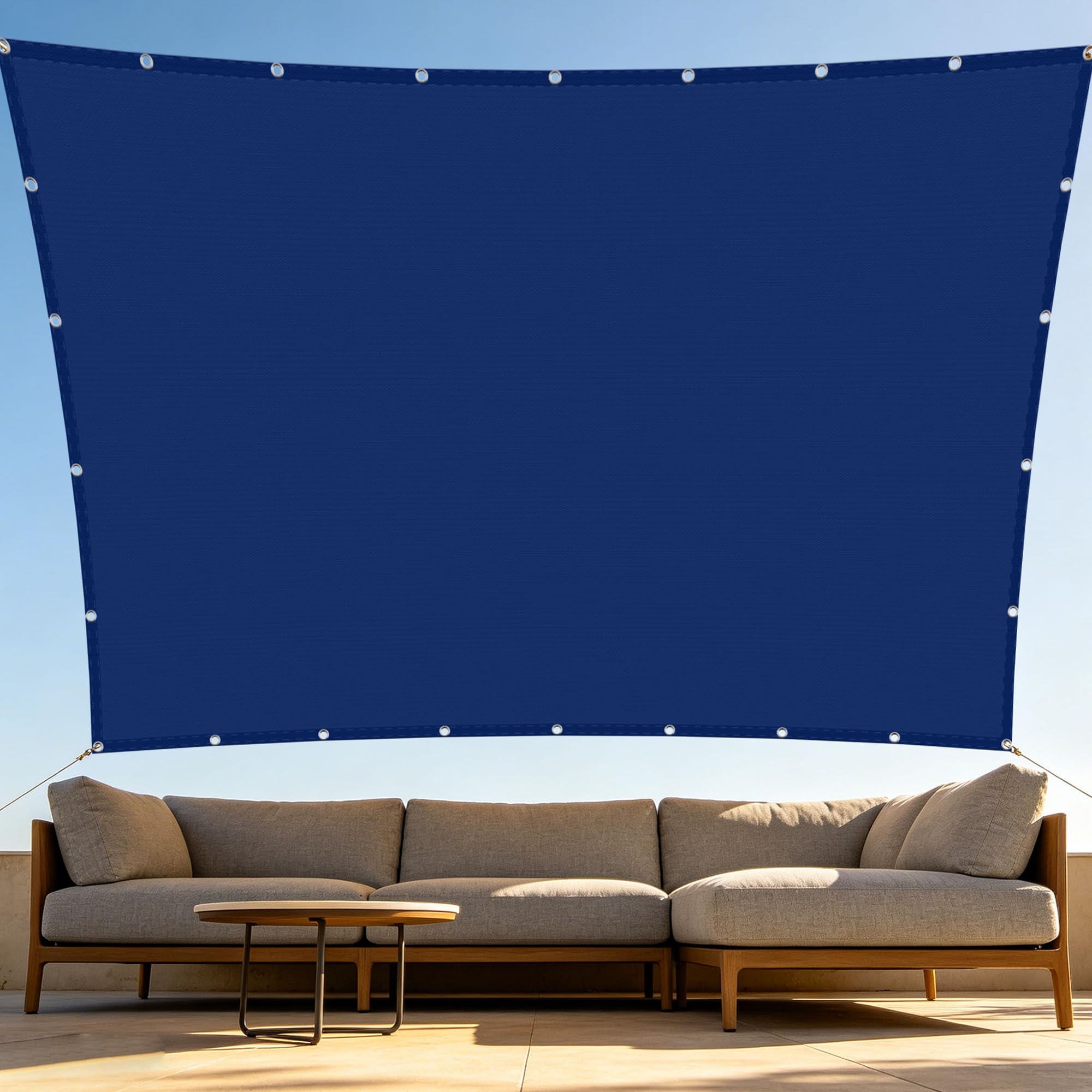 Voile d'ombrage imperméable et antidéchirure pour terrasse